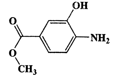 Methyl 3-amino-4-hydroxybenzoate,Benzoic acid,4-amino-3-hydroxy-,methyl ester,CAS 63435-16-5,167.16,C8H9NO3