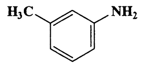 m-Toluidine,Benzenamine,3-methyl-,CAS 108-44-1,107.15,C7H9N