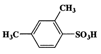 2,4-Dimethylbenzenesulfonic acid 4-dimethylbenzenesulfonic acid,Benzenesulfonic acid,2,4-dimethyl-,CAS 88-61-9,186.23,C8H10O3S