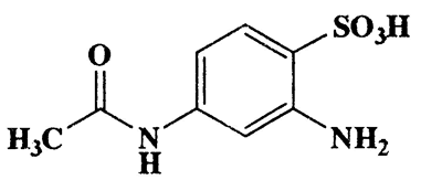4-Acetamido-2-aminobenzenesulfonic acid,Benzenesulfonic acid,4-acetamido-2-amino-,CAS 88-64-2,230.24,C8H10N2O4S