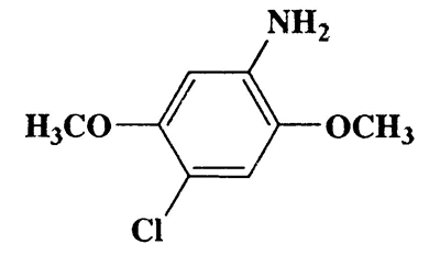 4-Chloro-2,5-dimethoxybenzenamine,Benzenamine,4-chloro-2,5-dimethoxy-,CAS 6358-64-1,187.62,C8H10ClNO2