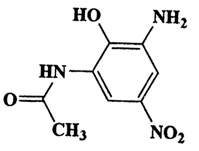 N-(3-amino-2-hydroxy-5-nitrophenyl)acetamide,Acetamide,N-(3-amino-2-hydroxy-5-nitrophenyl)-,CAS 6358-63-0,211.17,C8H9N3O4
