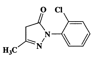 1-(2-Chlorophenyl)-3-methyl-1H-pyrazol-5(4H)-one,3H-pyrazol-3-one,2-(2-chlorophenyl)-2,4-dihydro-5-methyl-,CAS 14580-22-4,208.64,C10H9ClN2O