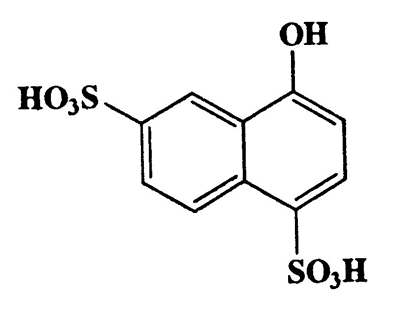 1-Naphthol-4,7-disulfonic acid,1,6-Naphthalenedisulfonic acid,4-hydroxy-,CAS 6361-37-1,304.27,C10H8O7S2