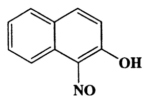 1-Nitrosonaphthalen-2-ol,2-Naphthalenol,1-nitroso-,CAS 131-91-9,173.17,C10H7NO2