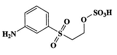 2-(3-Aminophenylsulfonyl)ethyl hydrogen sulfateEthanol,2-[(3-aminophenyl)sulfonyl]-,hydrogen sulfate ester,CAS 2494-88-4,281.31,C8H11NO6S2