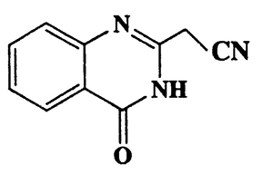 2-(4-Oxo-3,4-dihydroquinazolin-2-yl)acetonitrile,185.18,C10H7N3O