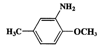 2-Amino-4-methylanisole,Benzenamine,2-methoxy-5-methyl-,CAS 120-71-8,137.18,C8H11NO
