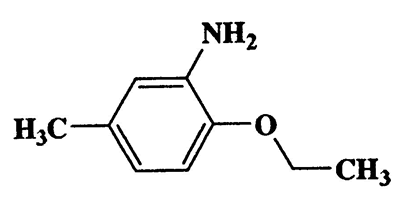 2-Ethoxy-5-methylbenzenamine,Benzenamine,2-ethoxy-5-methyl-,CAS 6331-70-0,151.21,C9H13NO