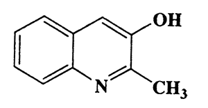 2-Methylquinolin-3-ol,3-Quinolinol,2-methyl,CAS 613-19-4,159.18,C10H9NO