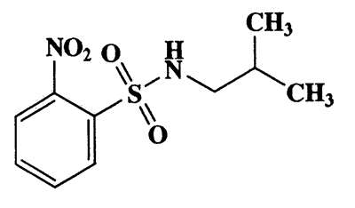 2-Nitro-N-isobutylbenzenesulfonamide,Benzenesulfonamide,N-(2-methylpropyl)-2-nitro-,CAS 89840-65-3,258.29,C10H14N2O4S
