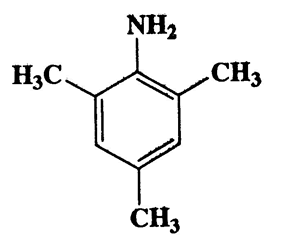 2,4,6-Trimethylbenzenamine,Benzenamine,2,4,6-trimethyl-,CAS 88-05-1,135.21,C9H13N