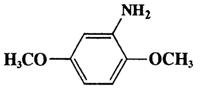 2,5-Dimethoxyaniline,Benzenamine,2,5-dimethoxy-,CAS 102-56-7,153,C8H11NO2