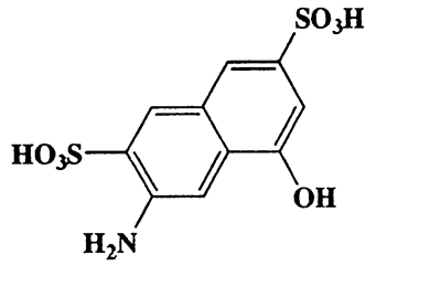 3-Amino-5-hydroxynaphthalene-2,7-disulfonic acid,2,7-Naphthalenedisulfonic acid,3-amino-5-hydroxy-,CAS 90-40-4,319.31,C10H9NO7S2