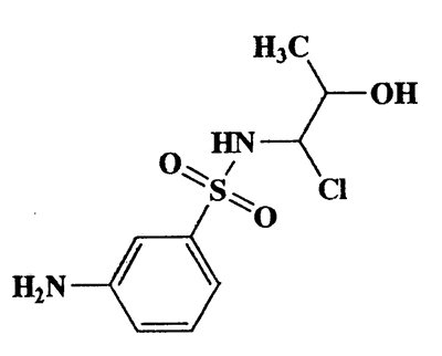 3-Amino-N-(1-chloro-2-hydroxypropyl)benzenesul fonamide,264.73,C9H13ClN2O3S