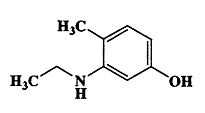 3-(Ethylamino)-4-methylphenol,Phenol,3-(ethylamino)-4-methyl-,CAS 120-37-6,151.21,C9H13NO