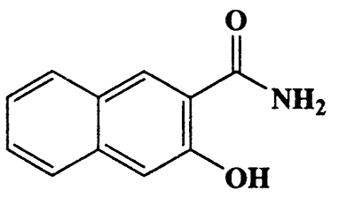 3-Hydroxy-2-naphthamide,2-Naphthalenecarboxamide,3-hydroxy-,CAS 3665-51-8,187.19,C11H9NO2