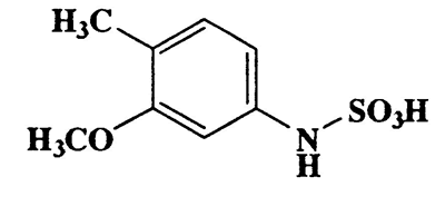 3-Methoxy-4-methylphenylsulfamic acid,Sulfamic acid,(3-methoxy-4-methylphenyl)-,CAS 84029-44-7,217.24,C8H11NO4S