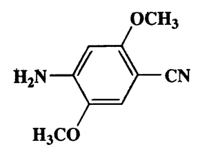 4-Amino-2,5-dimethoxybenzonitrile,Benzonitrile,4-amino-2,5-dimethoxy-,CAS 5855-86-7,178.19,C9H10N2O2