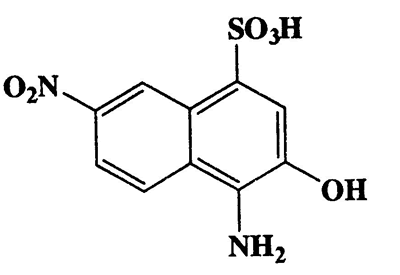 4-Amino-3-hydroxy-7-nitronaphthalene-1-sulfonic acid,1-Naphthalenesulfonic acid,4-amino-3-hydroxy-7-nitro-,CAS 6259-63-8 ,284.25,C10H8N2O6S