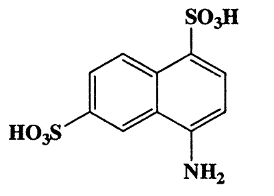 4-Aminonaphthalene-1,6-disulfonic acid,1,6-Naphthalenedisulfonic acid,4-amino-,CAS 85-75-6,303.31,C10H9NO6S2