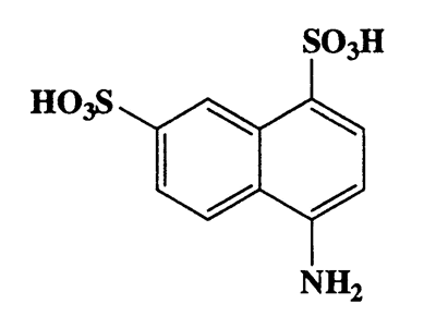 4-Aminonaphthalene-1,7-disulfonic acid,1,7-Naphthalenedisulfonic acid,4-amino-,CAS 85-74-5,303.31,C10H9NO6S2