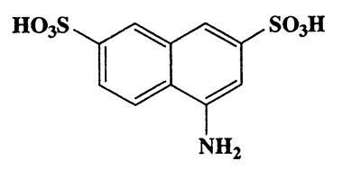 4-Aminonaphthalene-2,7-disulfonic acid,2,7-Naphthalenesulfonic acid,4-amino-,monosodium salt,CAS 69966-61-6,303.31,C10H9NO6S2