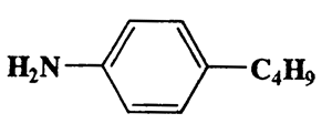 4-Butylbenzenamine,Benzenamine,4-butyl-,CAS 104-13-2,149.23,C10H15N