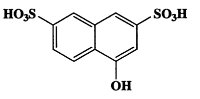 4-Hydroxynaphthalene-2,7-disulfonic acid,2,7-Naphthalenedisulfonic acid,4-hydroxy-,CAS 578-85-8,304.27,C10H8O7S2