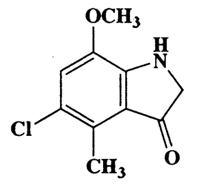 4-Methyl-5-chloro-7-methoxy-3-indolinone,3H-Indol-3-one,5-chloro-1,2-dihydro-7-methoxy-4-methyl-,CAS 6411-59-2,211.64,C10H10ClNO2
