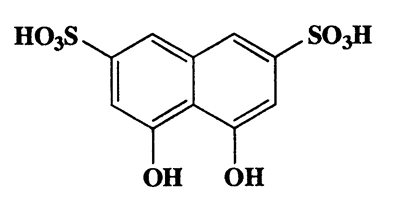 4,5-Dihydroxynaphthalene-2,7-disulfonic acid,2,7-Naphthalenedisulfonic acid,4,5-dihydroxy-,CAS 148-25-4,320.27,C10H8O8S2