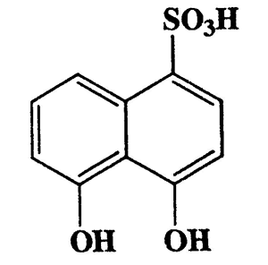 4,5Dihydroxynaphthalene-1-sulfonic acid,1-Naphthalenesulfonic acid,4,5-dihydroxy-,CAS 83-65-8,240.23,C10H8O5S