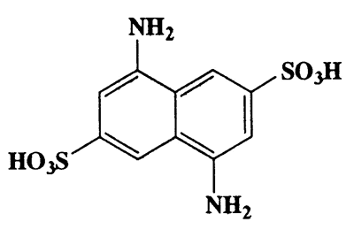 4,8-Diamino-2,6-naphthalenedisulfonic acid,2,6-Naphthalenedisulfonic acid,4,8-diamino-,CAS 6362-06-7,318.33,C10H810N2O6S2
