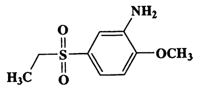 5-(Ethylsulfonyl)-2-methoxybenzenamine,o-Anisidine,5-(ethylsulfonyl)-,CAS 5339-62-8,215.27,C9H13NO3S