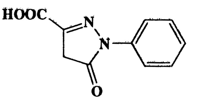 5-Oxo-1-phenyl-4,5-dihydro-1H-pyrazole-3-carboxylic acid,1H-pyrazole-3-carboxylic acid,4,5-dihydro-5-oxo-1-phenyl-,CAS 119-18-6,204.18,C10H8N2O3