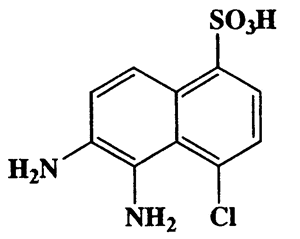 5,6-Diamino-4-chloronaphthalene-1-sulfonic acid,272.71,C10H9ClN2O3S