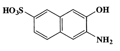 6-Amino-7-hydroxynaphthalene-2-sulfonic acid,2-Naphthalenesulfonic acid,6-amino-7-hydroxy-,CAS 6399-72-0,239.25,C10H9NO4S