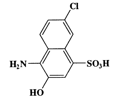 6-Chloro-1-amino-2-naphthol-4-sulfonic acid,1-Naphthalenesulfonic acid,4-amino-7-chloro-3-hydroxy-,CAS 6357-86-4,273.69,C10H8ClNO4S