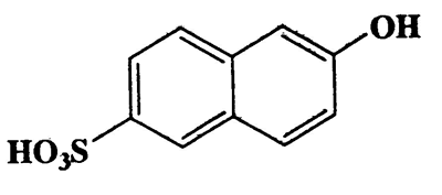 6-Hydroxynaphthalene-2-sulfonic acid,2-Naphthalenesulfonic acid,6-hydroxy-,CAS 93-01-6,224.23,C10H8O4S