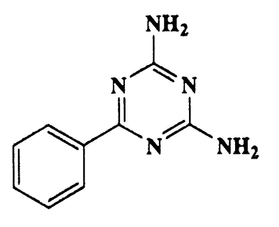 6-phenyl-1,3,5-triazine-2,4-diamine,1,3,5-Triazine-2,4-diamine,6-phenyl-,CAS 91-76-9,187.2,C9H9N5