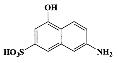 7-Amino-4-hydroxynaphthalene-2-sulfonic acid,2-Naphthalenesulfonic acid,7-amino-4-hydroxy-,CAS 87-02-5,239.25,C10H9NO4S