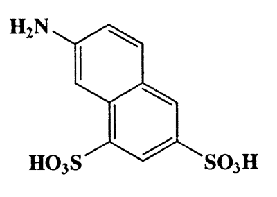 7-Aminonaphthalene-1,3-disulfonic acid,1,3-Naphthalenesulfonic acid,7-amino-,CAS 86-65-7,303.31,C10H9NO6S2