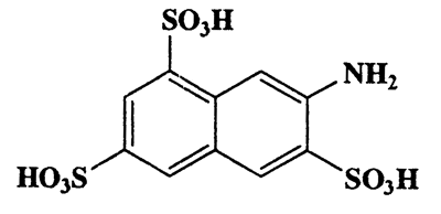 7-Aminonaphthalene-1,3,6-trisulfonic acid,1,3,6-Naphthalenetrisulfonic acid,7-amino-,CAS 118-03-6,383.37,C10H9NO9S3