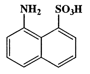 8-Aminonaphthalene-1-sulfonic acid,1-Naphthalenesulfonic acid,8-amino-,CAS 82-75-7,223.25,C10H9NO3S