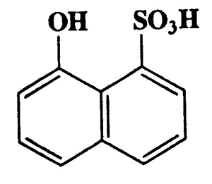 8hydroxynaphthalene-1-sulfonic acid ,1-Naphthalenesulfonic acid,8-hydroxy-,CAS 117-22-6,224.23,C10H8O4S