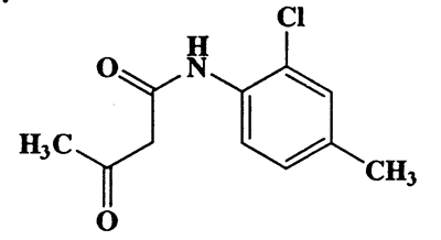 N-(2-chloro-4-methylphenyl)-3-oxobutanamide,225.67,C11H12ClNO2