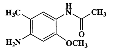 N-(4-amino-2-methoxy-5-methylphenyl)acetamide,O-Acetanisidide,4'-amino-5'-methyl-,CAS 6375-45-7,194.23,C10H14N2O2