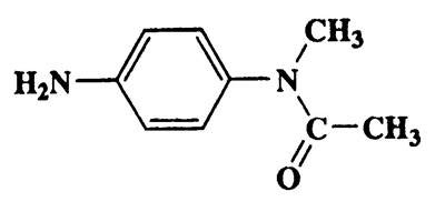 N-(4-aminophenyl)-N-methylacetamide,Acetamide,N-(4-aminophenyl)-N-methyl-,CAS 119-63-1,164.20,C9H12N2O