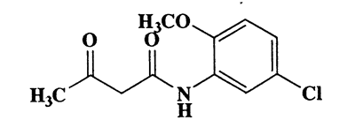 N-(5-chloro-2-methoxyphenyl)-3-oxobutanamide,Butanamide,N-(5-chloro-2-methoxyphenyl)-3-oxo-,CAS 52793-11-0,241.67,C11H12ClNO3