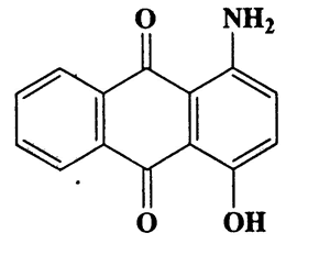 1-Amino-4-hydroxyanthfacene-9,10-dione,9,10-Anthracenedione,1-amino-4-hydroxy-,CAS 116-85-8,239.23,C14H9NO3